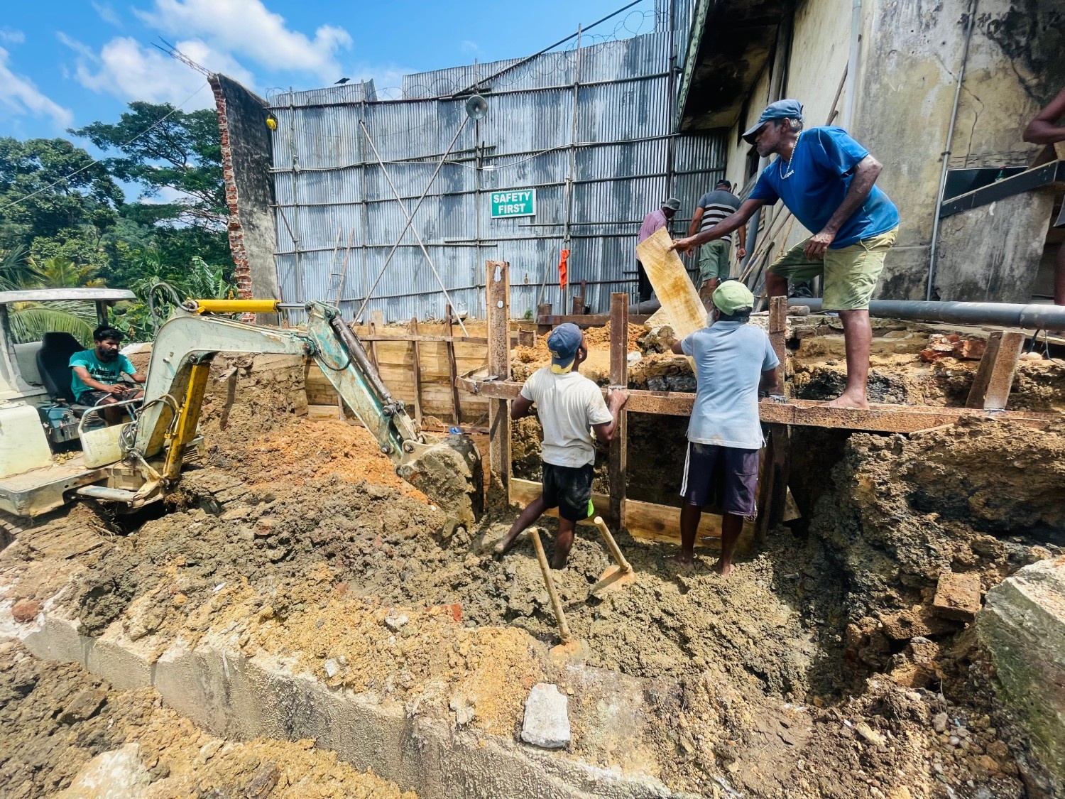 Cooper Construction Team at Work